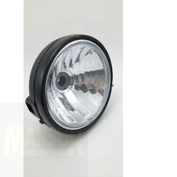 FAROL COMPLETO YBR 125 2005 END. FAZER 250 2006/10 ARO PRETO