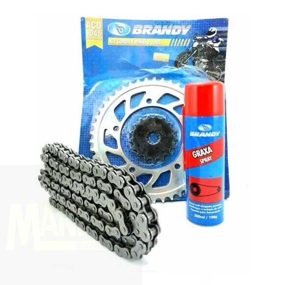 Kit Relação Suzuki Gsxr 750 Srad com Retentor + Graxa Spray