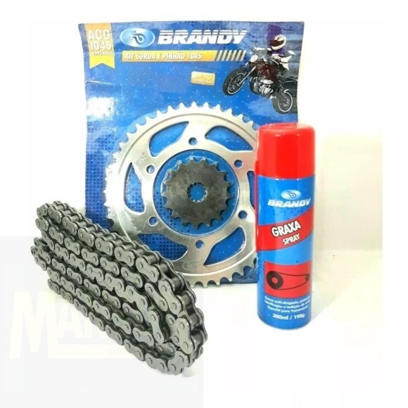 Kit Relação Suzuki GSXR Srad 750 06 furos com Retentor + Graxa Spray