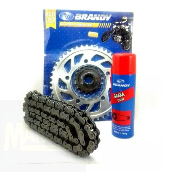 Kit Relação Bmw S 1000 RR 2012 2016 com Retentor + Graxa Spray