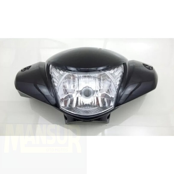 FAROL C/ CARENAGEM BIZ 125 2011/16 SEM FREIO A DISCO ( 906 0001 )