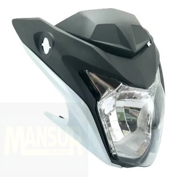 FAROL C/ CARENAGEM CB 250 TWISTER 2016 BRANCO ( 628 0002 )